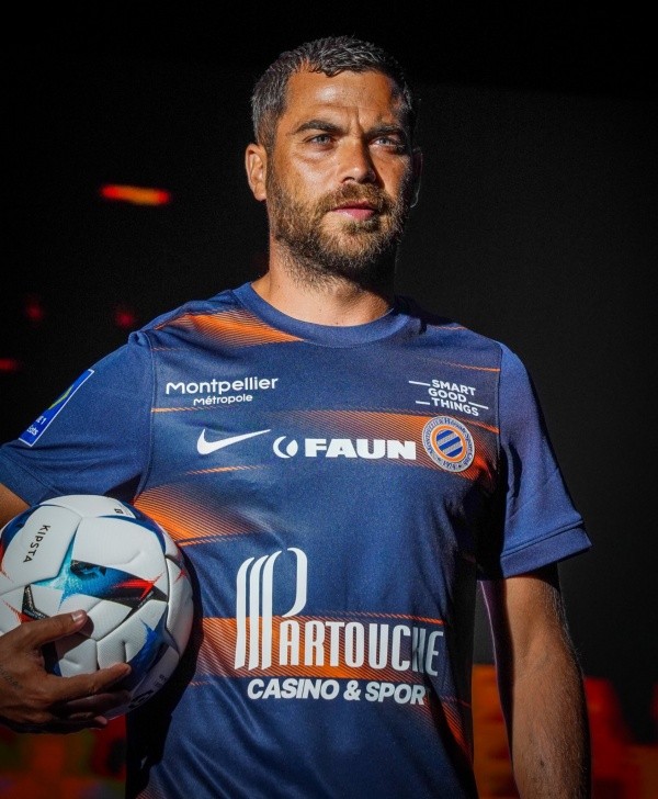 Primera camiseta de Montpellier para la temporada 2022-23