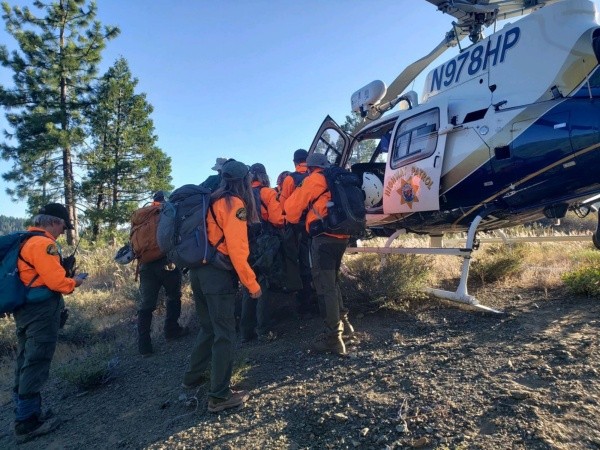 Cachorro percorreu mais de 180 metros. Foto: Reprodução/Facebook/Nevada County Sheriff&#039;s Search & Rescue