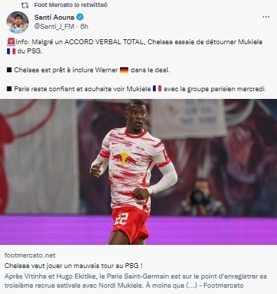 Fuente: Twitter Santi Aouna (@Santi_J_FM)