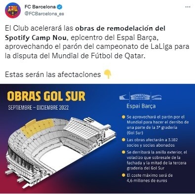 Twitter Oficial Barcelona (@FCBarcelona_es)