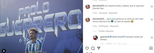 Paolo Guerrero Vs Hincha De Alianza Lima En Redes Sociales 8258