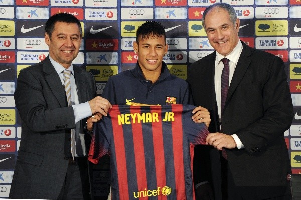 Presentación de Neymar en Barcelona: Getty