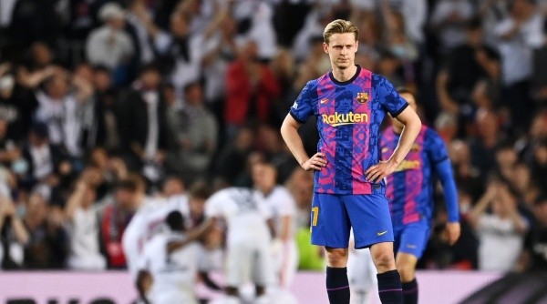 Barcelona y la decepción ante Eintracht Frankfurt (Getty Images)