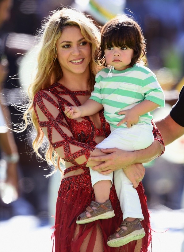 Shakira y su hijo, Milán. Foto: (Getty)
