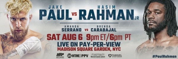 Cancelado el combate de Jake Paul. (Foto: TW/ Most Valuable Promotion)