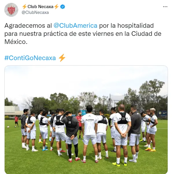 Créditos: @ClubNecaxa
