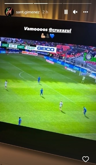 Foto: IG / Santiago Giménez