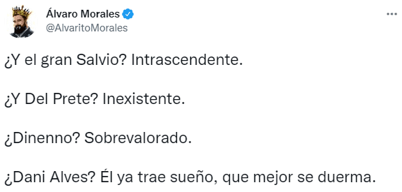 Álvaro Morales contra todo Pumas. (@AlvaritoMorales)