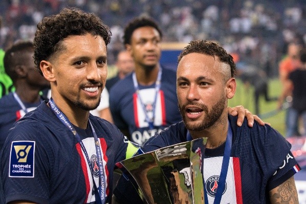 Marquinhos y Neymar: Getty 