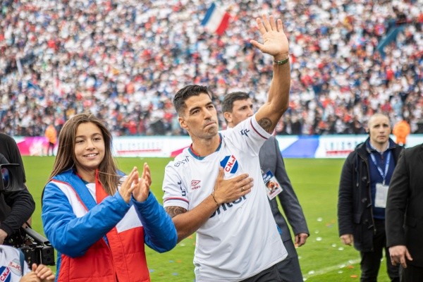 La presentación de Luis Suárez en su regreso a Nacional (Foto: Getty Images)
