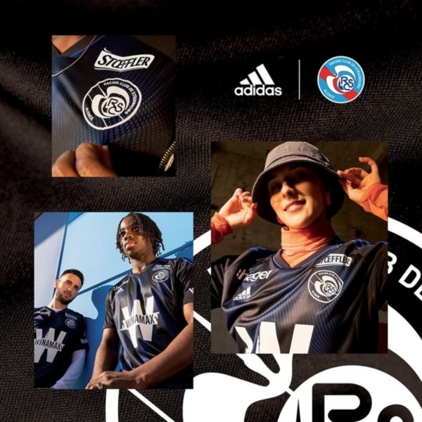 Tercera camiseta de Racing de Estrasburgo para la temporada 2022-23