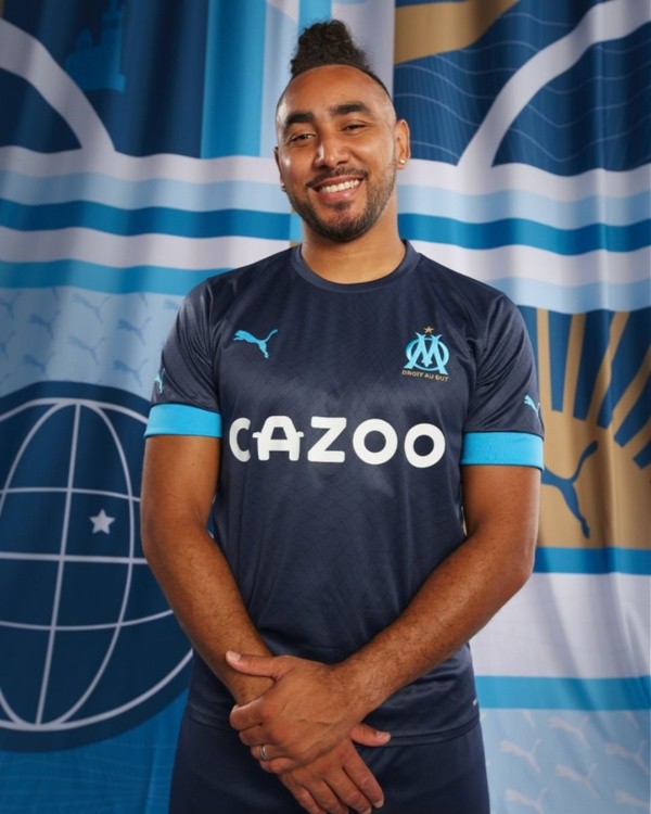 Segunda camiseta del Olympique de Marsella para la temporada 2022-23