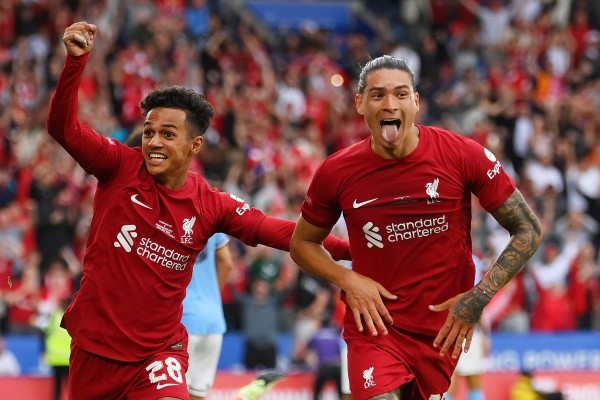 Fabio Carvalho y Darwin Núñez (Getty)