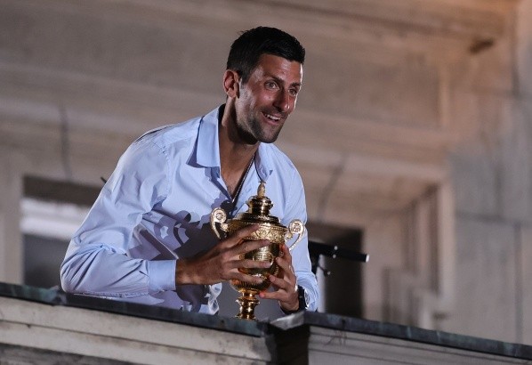 Djokovic viene de ganar Wimbledon 2022.
