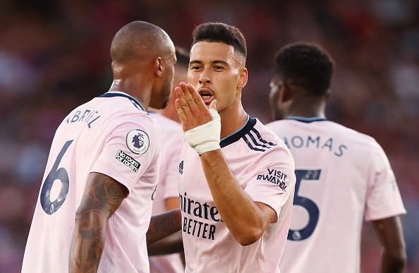 Martinelli en festejo. Getty.