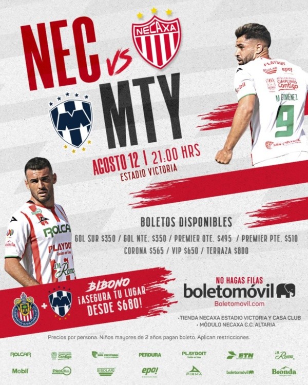 Foto: Twitter oficial de Necaxa.