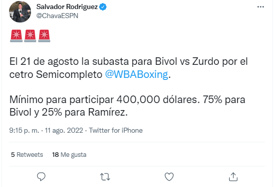 Foto: TW / Salvador Rodríguez.