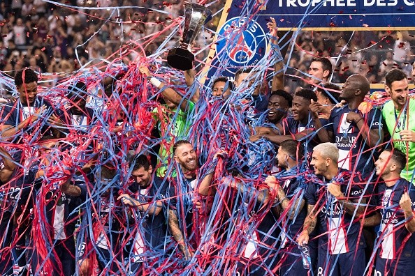 PSG hace poco quedó campeón de la Supercopa de Francia. Getty.