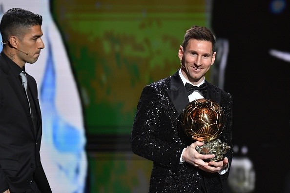 Lionel Messi, gran ganador del Balón de Oro. Getty.