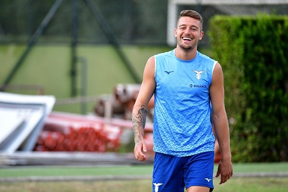 Sergej Milinkovic-Savic, jugador de Lazio. Getty.