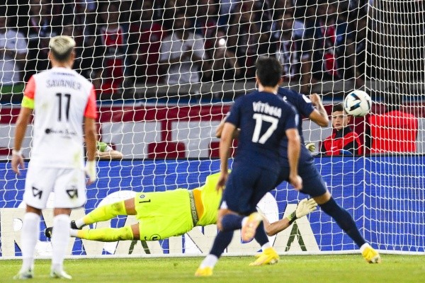 El penal errado por Mbappé