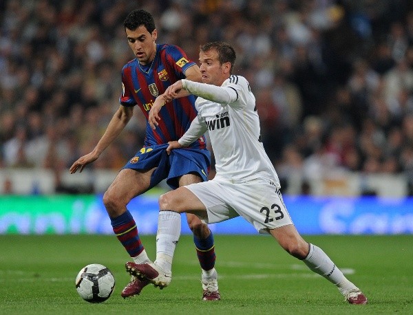 Rafael van der Vaart vs. Barcelona: Getty 