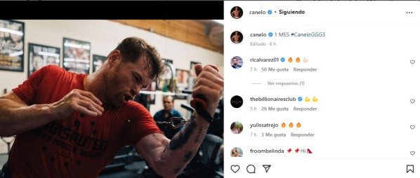 Foto: IG / Saúl Álvarez