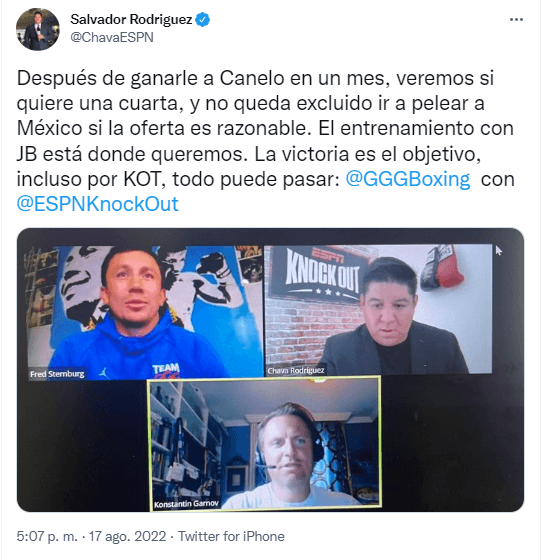 Foto: TW / Salvador Rodríguez