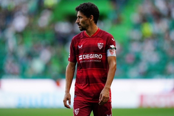 Jesús Navas, lateral derecho titular y capitán del Sevilla (Getty Images)