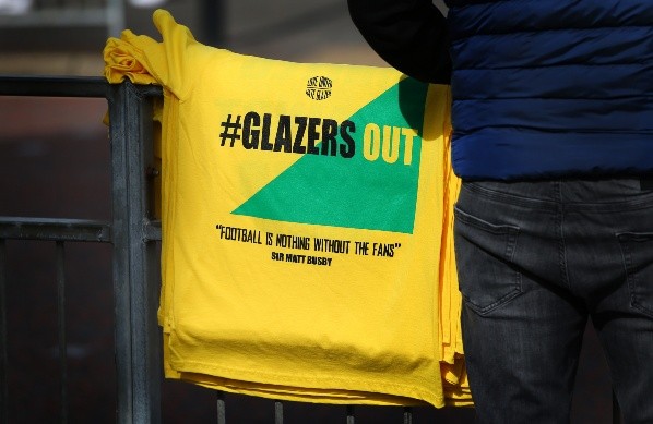 Protestas contra los Glazer en Manchester United: Getty
