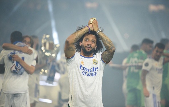 Marcelo se fue por lo alto de Madrid. Getty.