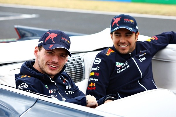 Sergio Pérez y Max Verstappen, la dupla de Red Bull (Getty Images)