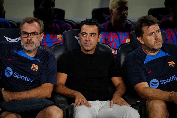 Xavi, entrenador de Barcelona. Getty.