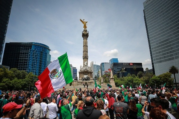 Fanáticos de México copando Rusia en 2018 (Getty Images)