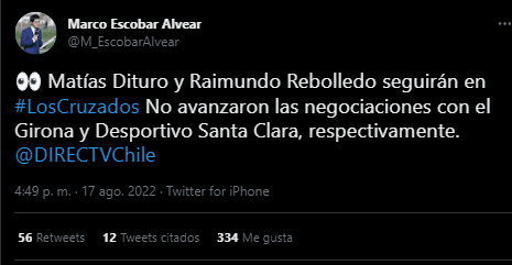 Marco Escobar Twitter