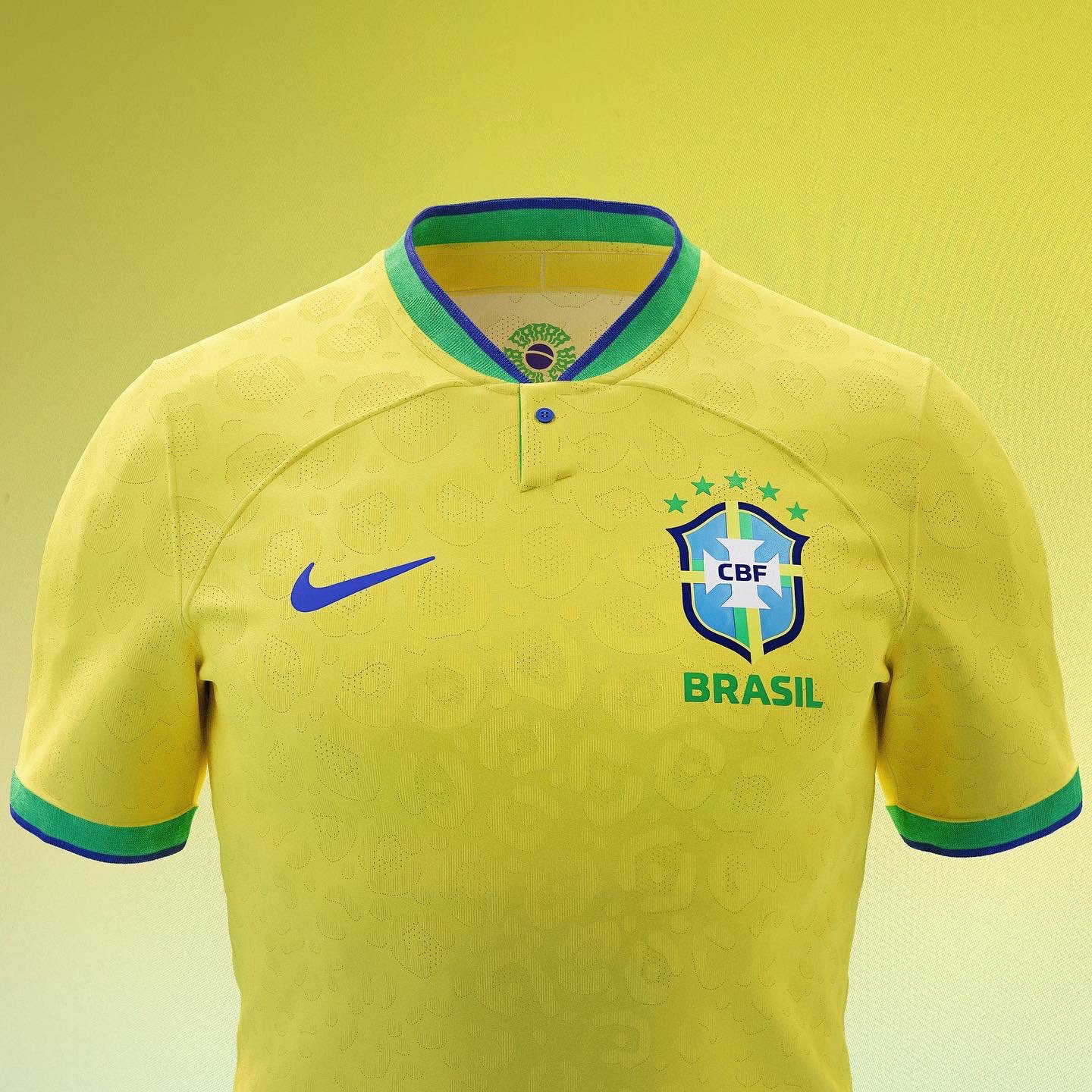 Camiseta titular de Brasil para Qatar 2022