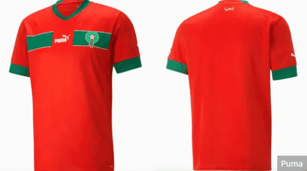 Camiseta titular de Marruecos para Qatar 2022