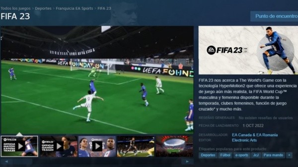 Desapego Games - Steam > vendo conta stem com FIFA 22 E 23 e etc..