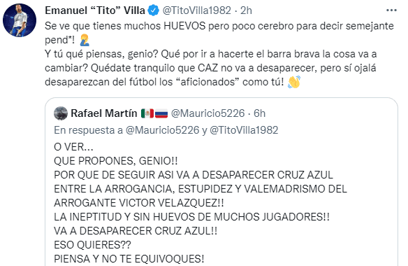 Villa sobre lo sucedido en La Noria. (@TitoVilla1982)