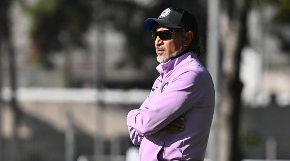 Ciudad de Mexico, 20 de agosto de 2022. Raúl Gutierrez “Potro”, director tecnico  durante el partido de la jornada 10 del torneo Apertura 2022 de la Liga BBVA MX categoría Sub20, entre las Águilas del America y la Máquina Celeste del Cruz Azul, celebrado en Coapa. Foto: Imago7/ Etzel Espinosa