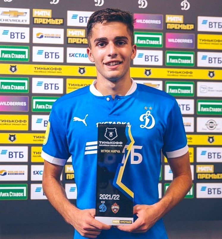 Arsen Zakharyan. Foto: Liga de Rusia.