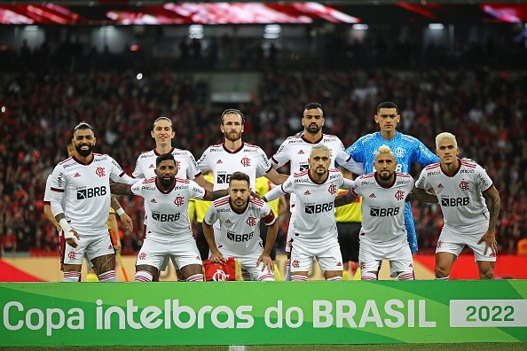 Formación de Flamengo. Getty.