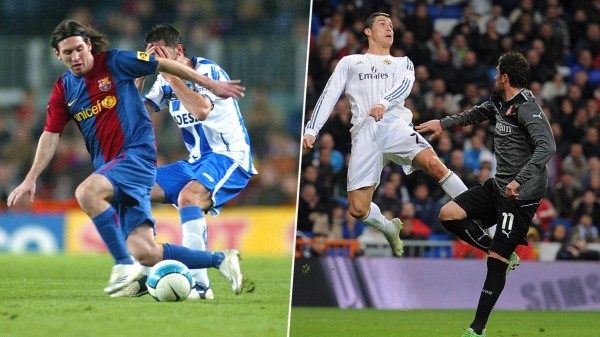 Enfrentando a Messi y a CR7 (Getty)