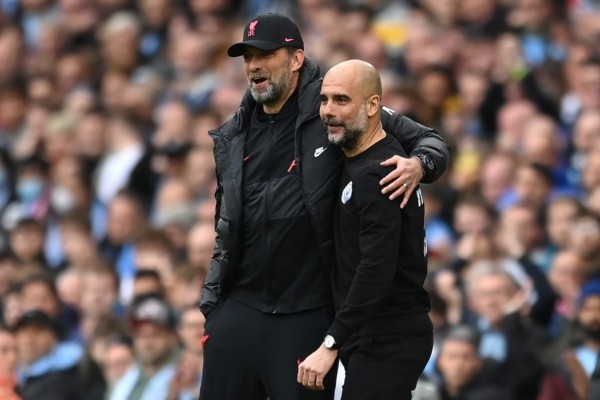 Pep Guardiola y Jurgen Klopp: Getty