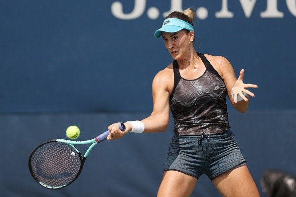 Kovinić treinando para o US Open. Créditos: Sarah Stier/Getty Images