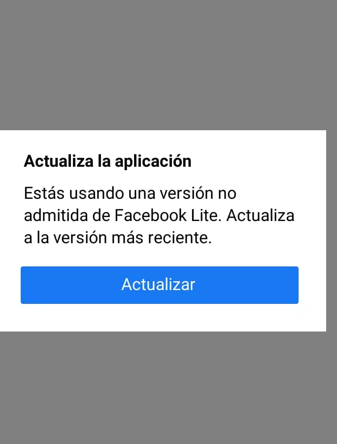 ¿Cómo actualizar Facebook Lite?