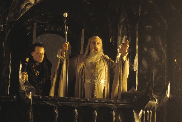 Saruman en Las dos torres. (IMDb)