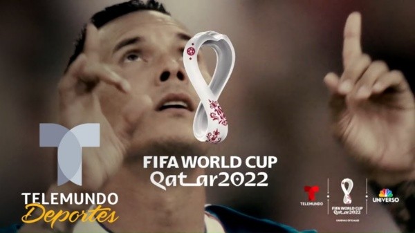 Parte de la publicidad de Telemundo para Qatar 2022 (Captura)