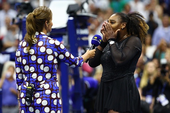 Serena en entrevista. Getty.