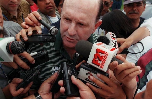 Manuel Lapuente durante el Mundial de Francia. Getty